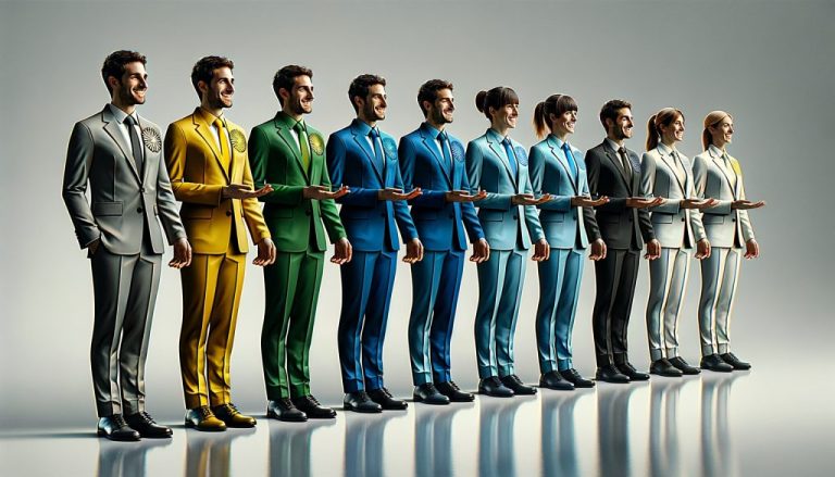 el significado de los colores en los uniformes corporativos como influyen en la imagen de tu empresa » Buen Vestir