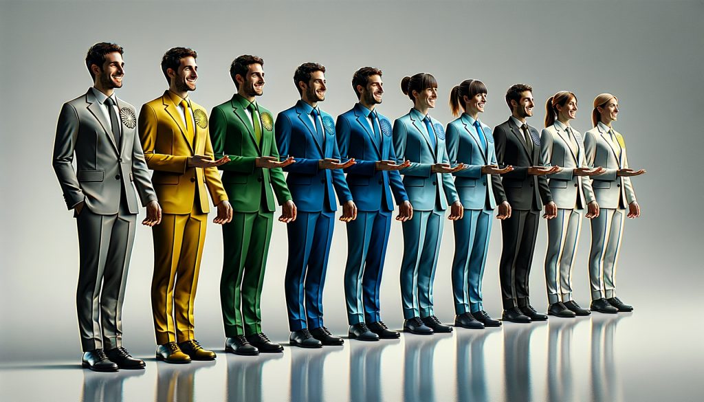 el significado de los colores en los uniformes corporativos como influyen en la imagen de tu empresa » Buen Vestir